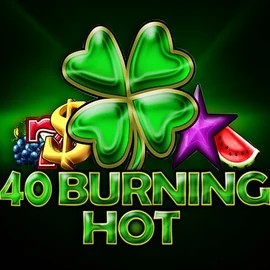 40 Burning Hot slot logo by Amusnet Interactive at North Spin Casino40 Burning Hot