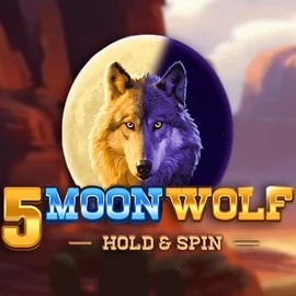5 Moon Wolf slot logo by Apparat Gaming at North Spin Casino5 Moon Wolf