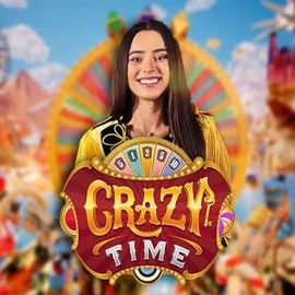 Crazy Time slot logo by Evolution at North Spin CasinoCrazy Time