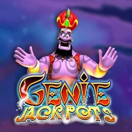 Genie Jackpots slot logo by Blueprint Gaming at North Spin Casino