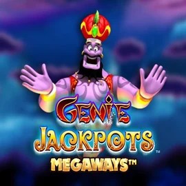 Logo of Genie Jackpots Megaways from Blueprint Gaming at North Spin Casino