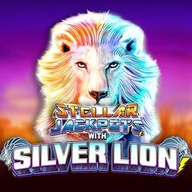 Stellar Jackpots with Silver Lion logo by Lightning Box Game at North Spin Casino